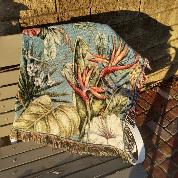 Bedding Aloha Hawaii Tropical Hibiscus Bird Of Paradise Palm Leaf